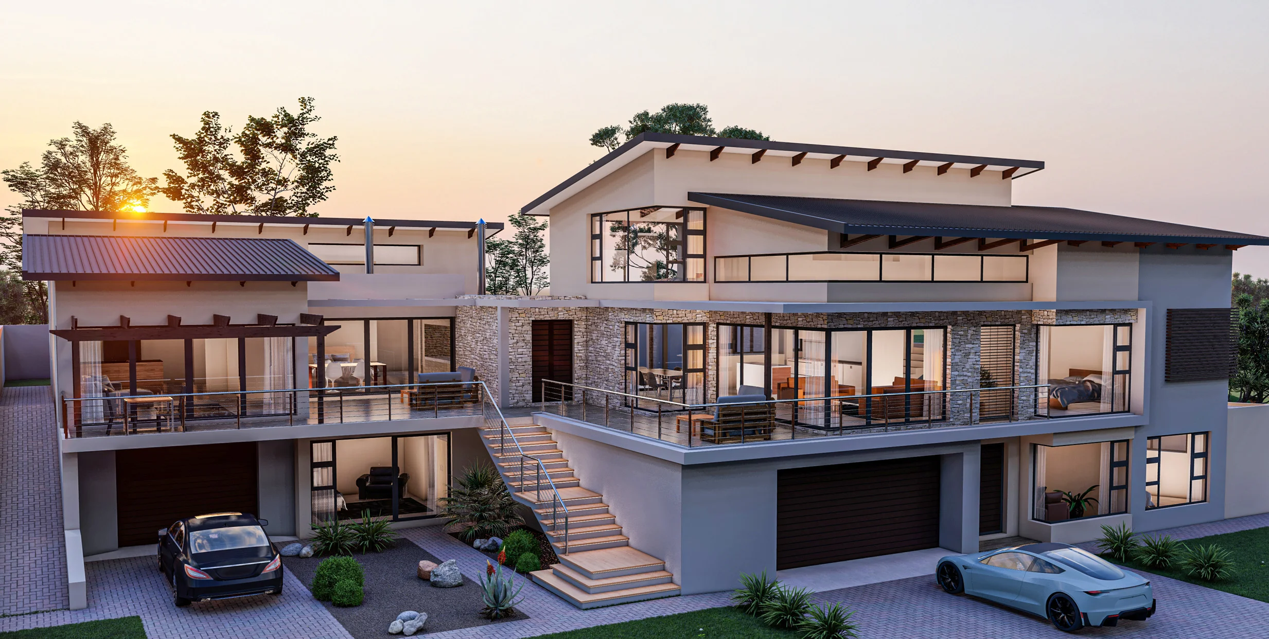 Garden Route 3D renderings